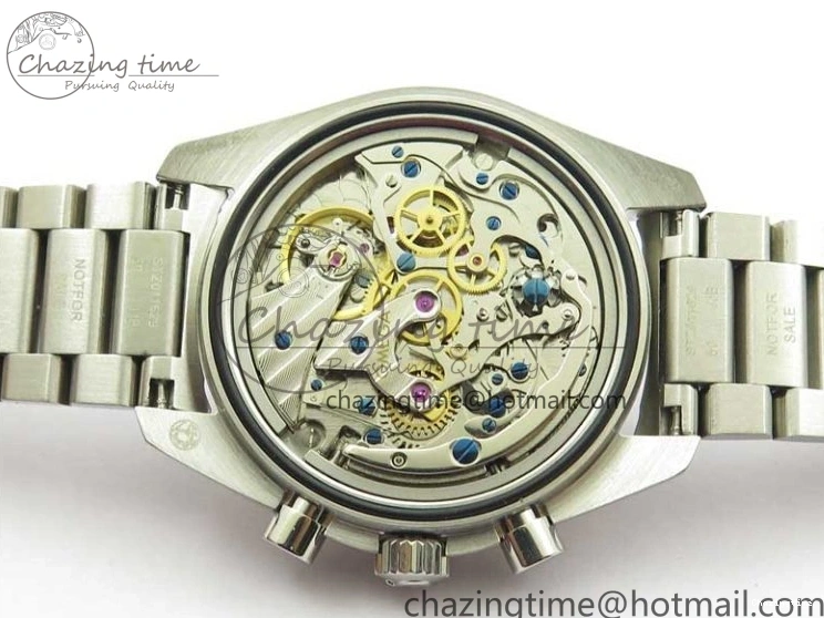 0130 Speedmaster 50th Anniversary of The Moon Landing OMF Best Edition on SS Bracelet Manual Winding Chrono Movement WellDesigned 7891